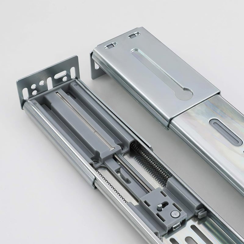 LONTAN Rear Mounting Brackets for Drawer Slide 5 Pairs B4502 Cabinet Bracket Drawer Track Guide Kitchen Replacement Parts for 1.77in(45mm) Width Furniture Gildes - Image 3